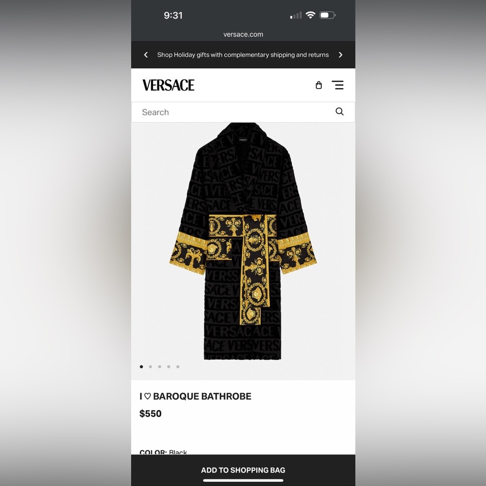Versace robe